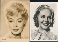 Alice Faye és Lilli Palmer színésznők, 2 db fotólap, 14,5×10,5 cm