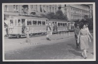 1956 Jászai Mari tér, Budapest, fotó,  9x14cm