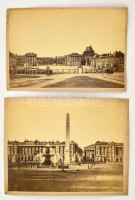 1882 Párizs, Versailles 2 db nagyméretű fotó / France, Paris, Versailles. 2 large photos  ca 38x33 cm