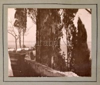 cca 1910-1920 Navratilné Hegedűs Rózsika saját készítésű fotóalbuma, benne közel 100 művészi igényű fényképpel. Több fotón is Hegedűs Sándor kereskedelemügyi miniszter, író és családja, valamint lakhelyük. Alatta kézzel