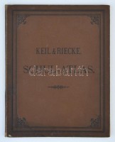 Keil-Riecke: Schul atlas. Gera, 1896. Hofmann. Egészvászon védőborítóval, fűzés belül elvált.