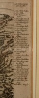 cca 1700-1730 Gabriel Bodenehr (1664-1758): Vilnius térképe, 'Wilna oder Wilda die Haupt-stadt in Litthauen', Augsburg, Europens Pracht und Macht c. kiadványból, 191 p., rézmetszet, német nyelven, üvegezett fa képkeretben, paszpartuban,