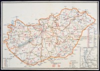 cca 1949-1950 A magyar postai vonalcsoportok térképei, sorszámozott térképszelvények, nem teljes sorozat: 1-8. sz.: országos áttekintő térkép, salgótarjáni és miskolci debreceni, békéscsabai, szegedi és pestkörnyéki, pécsi,