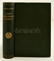 Hornyánszky Gyula: A görög felvilágosodás tudománya. Hippokrates. Bp., 1910, MTA. Egészvászon sorozatkötésben, jó állapotban.