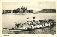Budapest, látkép a Parlamenttel, Országház, Zsófia gőzhajó (EB)