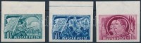 1951 A Nagy Szocialista Forradalom (II.) ívszéli vágott sor (10.000)