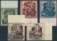 1953 II. Rákóczi Ferenc (II.) ívszéli vágott sor (10.000)