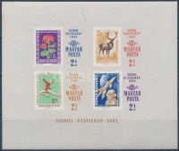 1965 Bélyegnap vágott blokk (4.500)