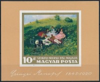 1966 Festmény (I.) vágott blokk (4.000)