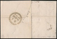 1865 15kr levélen ,,EPERJES'-,,WIEN'