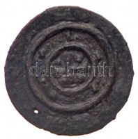 1095-1116. Denár Ag 'Kálmán' (0,16g) T:2,2- kis ly.
1095-1116. Denar Ag 'Coloman' (0,16g) C:XF,VF small hole
Huszár: 42., Unger I.: 34A.