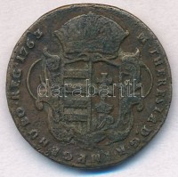 1763. Rézdénár 'Mária Terézia / zárt korona' T:2- Huszár: 1756., Unger III.: 1278.