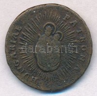 1763. Rézdénár 'Mária Terézia / zárt korona' T:2- Huszár: 1756., Unger III.: 1278.