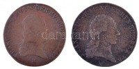 1800B 3kr Cu 'Ferenc' + 1800S 3kr Cu 'Ferenc' T:2-,3 korrózió
Huszár: 2023., 2026., Unger III.: 1409.a,1401.d