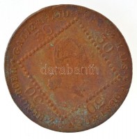 1807S 30kr Cu 'Ferenc' T:2-,3 patina