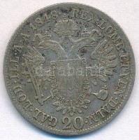 1848E 20kr Ag 'V. Ferdinánd' (6,53g) T:2-
Huszár: 2084.; Unger III.: 1421.b