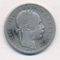 1881KB 1Ft Ag 'Ferenc József / Középcímer' T:2- ph.
Adamo M15