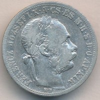 1884KB 1Ft Ag 'Ferenc József / Barokk címer' T:2,2-
Adamo M15
