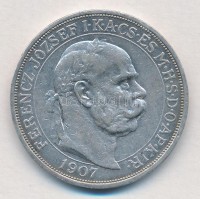 1907KB 5K Ag 'Ferenc József koronázásának 40. évfordulója' T:2,2-
Adamo K7.1