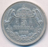 1908KB 5K Ag 'Ferenc József' T:2- az érem peremének egyharmada megnyírt
Adamo K7