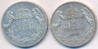 1912KB-1913KB 2K Ag 'Ferenc József' T:2,2-
Adamo K6