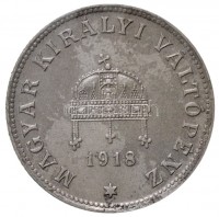 1918. 20f Fe rozettával, Artex-veret T:1(P) / Hungary 1918. 20 Fillér Fe with rosetta, Artex-strike C:UNC(P)
Adamo K4.1