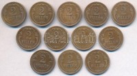 1926-1939. 2f Br (12xklf) T:1-,2,2-