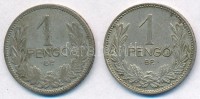 1927-1939. 1P Ag (2x) T:2-,2