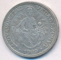 1929. 2P Ag 'Madonna' T:3 
Adamo P7