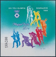 1983 Téli olimpia vágott blokk (3.500)