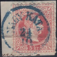 1867 5kr kék 'NAGY-KÁTA' (Gudlin 500 pont)