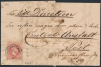 1869 5kr levélen 'NAGY-DISZNÓD' (Gudlin 500 pont)