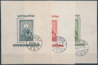 1951 80 éves a magyar bélyeg blokksor (42.000)