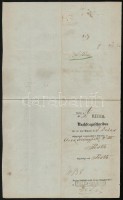 1866 Luxus állapotú teljes tudakozvány 5kr bérmentesítéssel 'FELSŐ DABAS' Rendkívül ritka, átlag feletti minőségű szép kiállítási darab! Certificate: Csicsay
