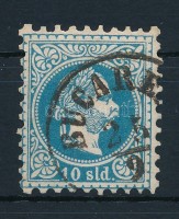 Magyar Posta Romániában 1867 10 sld, vízjeles, ,,BUCARE(ST)' (30.000++)