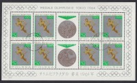 1964 Tokiói olimpia érmesei kisívsor Mi 1623-1630