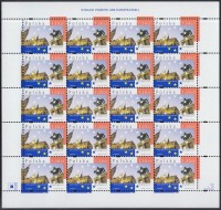 2005 Az Európai Unió tagállamainak fővárosai (benne Budapest HUNGARIKA) kisívsor Mi 4215-4219