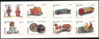 2006 Gyermekjátékok öntapadós bélyegfüzet Mi MH 0-20 (Mi 4091-4098)