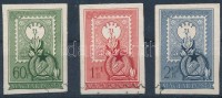 1951 80 éves a magyar bélyeg vágott sor (14.000)