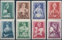 1953 Népviseletek (I.) vágott sor (20.000)