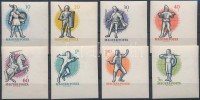 1959 Vívó világbajnokság (I.) ívsarki vágott sor (6.000)