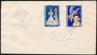 1961 Gagarin vágott sor FDC (12.000)