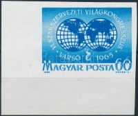 1965 Évfordulók - események (III.) FIR Kongresszus ívsarki vágott bélyeg (1.000)