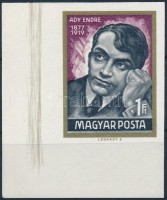 1969 Évfordulók - Események (VII.) Ady Endre ívsarki vágott bélyeg (1.000)
