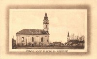 Nagylak, Nadlac; Piac tér, Ágostoni evangélikus templom. kiadja Weisz Márk  / market square, church