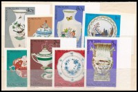 1972 Herendi porcelánok ívszéli vágott sor