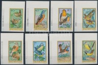 1973 Madarak (VII.) ívsarki vágott sor (3.500)