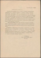 1980 Gdańsk-i hajógyári sztrájk iratai, 7 db / Gdańsk, strike ducuments