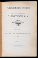 Lerwal, J. W.: Flugtechnische Studien als Beitrag zur modernen Flugtechnik. Bécs, 1902, Spielhagen & Schurich. Német nyelven. Kissé kopott félvászon kötésben, jó állapotban. / In German, slightly worn half-linen binding