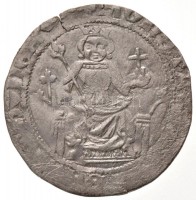 1337. Garas Ag 'Károly Róbert' (3,4g) T:2-,3 kis rep.
/ Hungary 1337. Groschen Ag 'Charles I' (3,4g) C:VF,F small crack
Huszár: 448., Unger I.:355.g